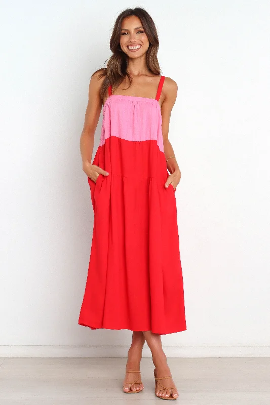 Aliana Dress - Pink Splice Casual Clothing For Women Casual Clothing For Women