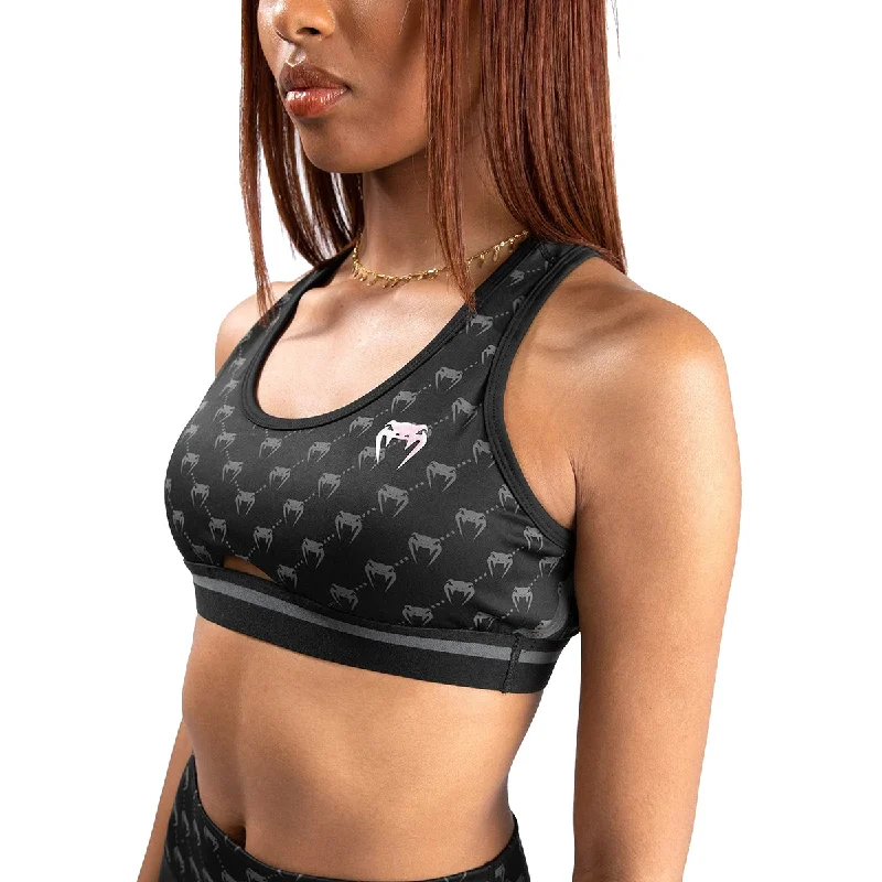 Venum Monogram Sports Bra - Black/Pink/Gold Woman Clothing Woman Clothing