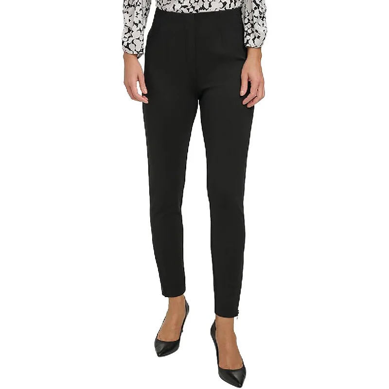 Womens Mid-Rise Stretch Cropped Pants Women's Resort Attire Women's Resort Attire