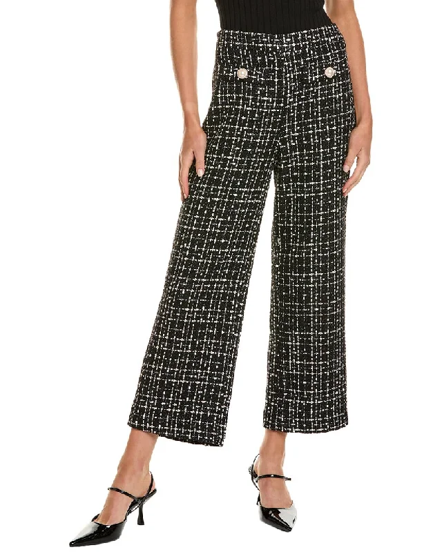 Alexia Admor Jayden Wide Leg Tweed Pant Women's Travel Outfit Set Women's Travel Outfit Set