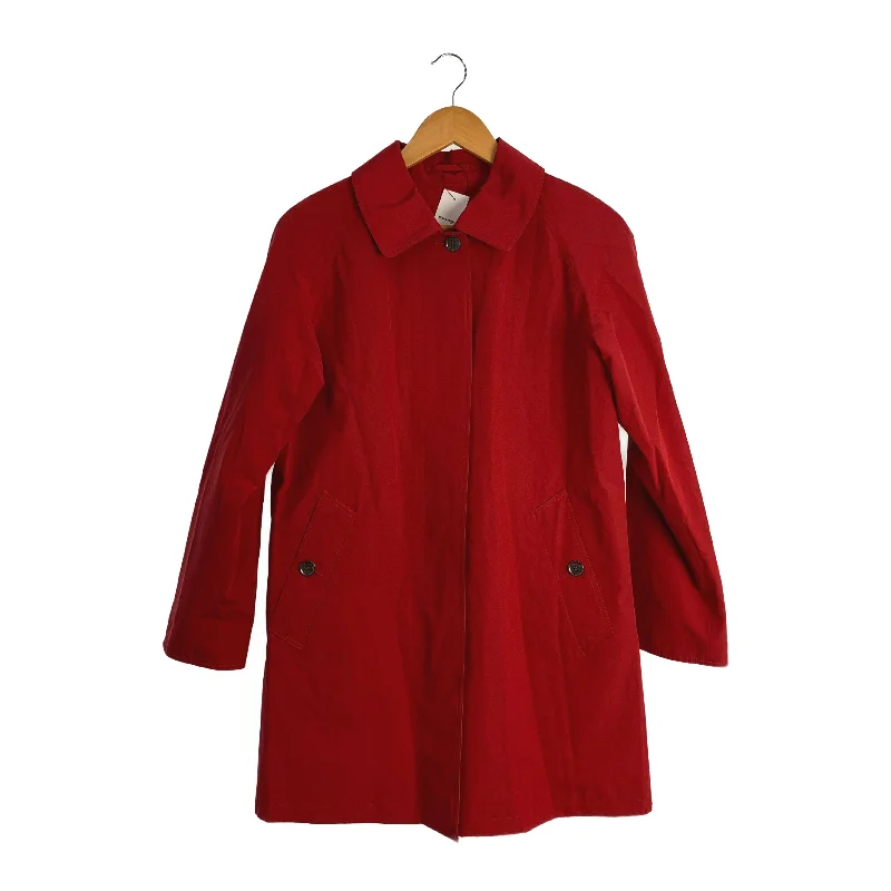 BURBERRY LONDON/BalCollar Coat/9/Cotton/FD265-877-18/Red Women's Active Garments For Workouts Women's Active Garments For Workouts