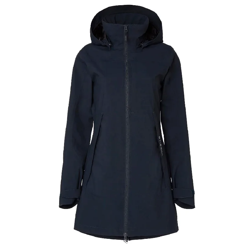 Stierna Navy Storm Rain Coat Casual Clothing For Women Casual Clothing For Women