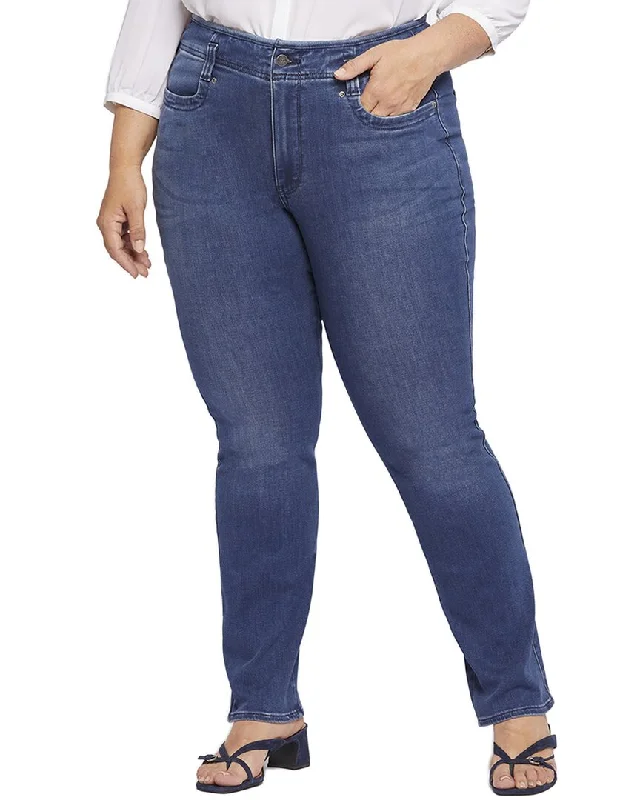 NYDJ Plus Marilyn Rendezvous Straight Leg Jean Women's Luxury Garments Women's Luxury Garments