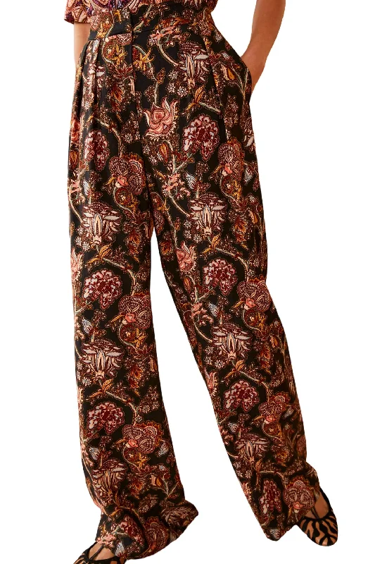 Valencia Pants In Viola Women's Cozy Winter Attire Women's Cozy Winter Attire