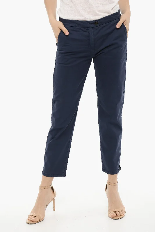 Woolrich Cotton Strech Pants with Split Ankle Eclectic Fashion Eclectic Fashion