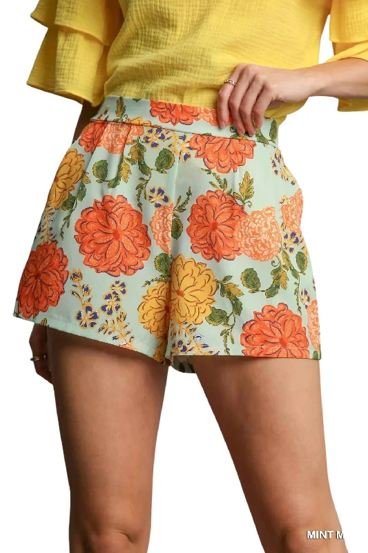 Petal Perfect Shorts In Multi Cheap Women's Clothing Online Cheap Women's Clothing Online