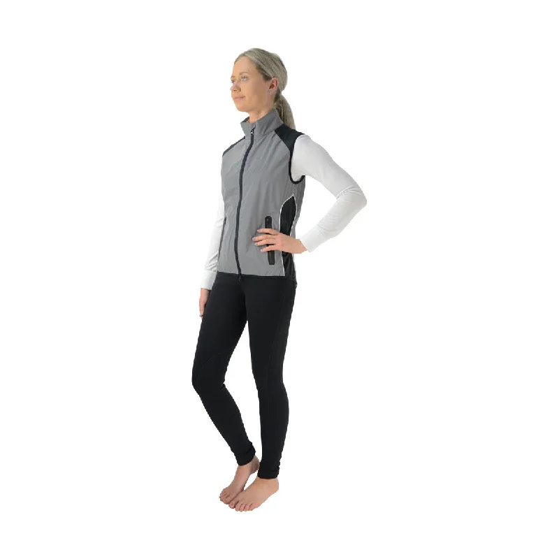 Hy Equestrian Silva Flash Reflective Gilet Women's Plus-Size Casual Outfit Women's Plus-Size Casual Outfit