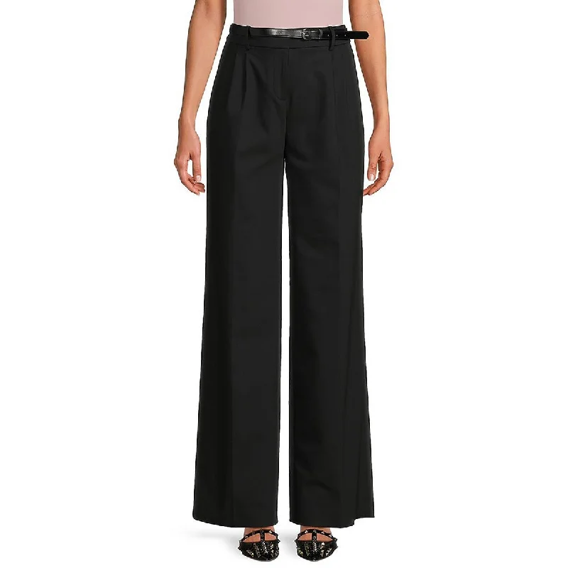 Womens Pleated Wide Leg Trouser Pants Timeless Women's Apparel Timeless Women's Apparel