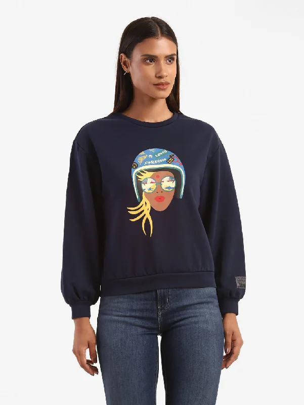 Graphic Sweatshirt From The Levi's Motorcycle Collection Best Online Women's Boutiques Best Online Women's Boutiques