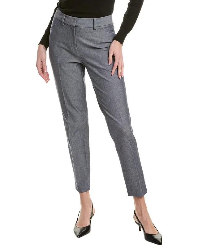 Brooks Brothers Slim Wool-Blend Pant Women's Luxury Attire Women's Luxury Attire