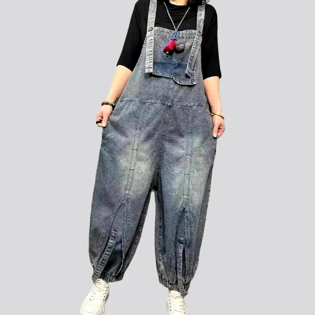 Trendy jean dungaree for women Rocker Chic Fashion Rocker Chic Fashion