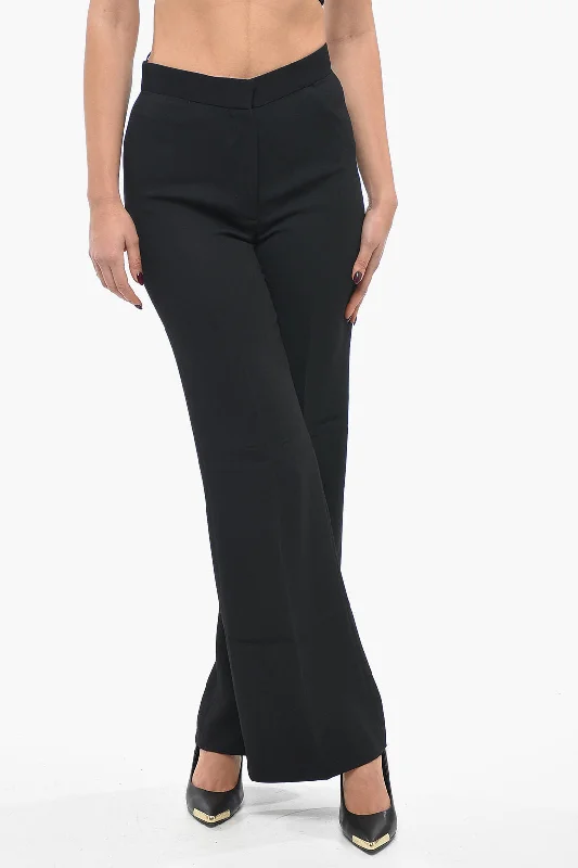 Stella McCartney Stretch Viscose Palazzo Pants with Hidden Closure Flash Sale Event Flash Sale Event