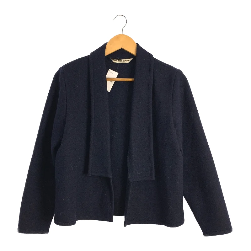 COMME des GARCONS/Jacket/Wool/Navy Women's Resort Garments Women's Resort Garments