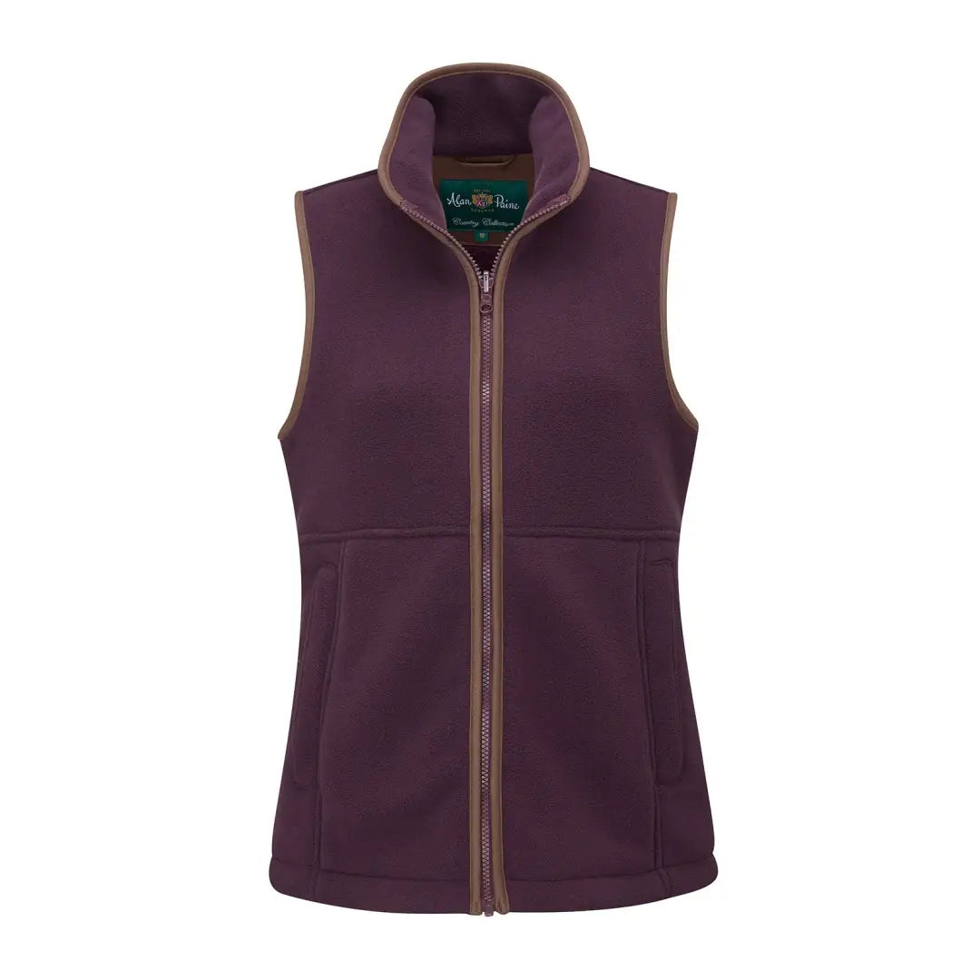 Alan Paine Aylsham Ladies Fleece Gilet Plus Size Women Wear Plus Size Women Wear