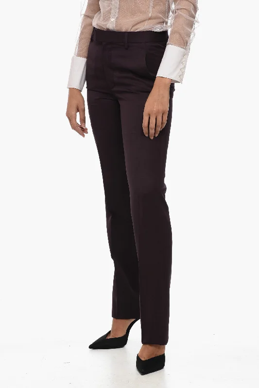 Ann Demeulemeester Wool MARIET Slim Fit Pants End of Season Sale End of Season Sale