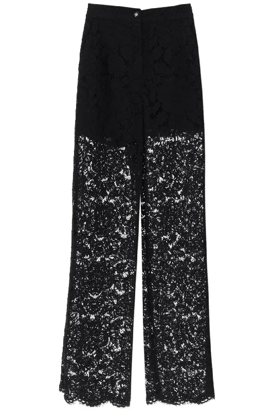 Dolce & Gabbana Women's Lace Pants Women's Activewear Garments Women's Activewear Garments