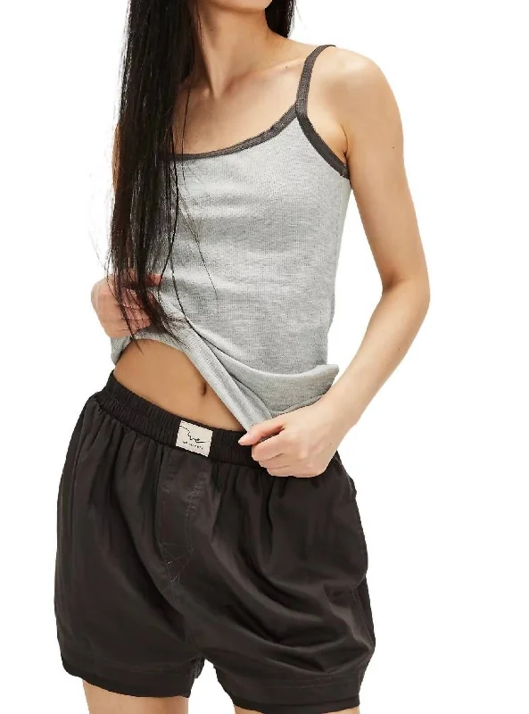 Day To Day Boxer Shorts In Black Women's Clothing Brands Women's Clothing Brands