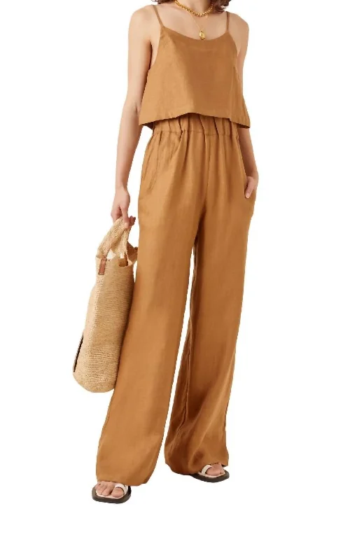 Universal Pant In Ochre Women's Vacation Attire Women's Vacation Attire