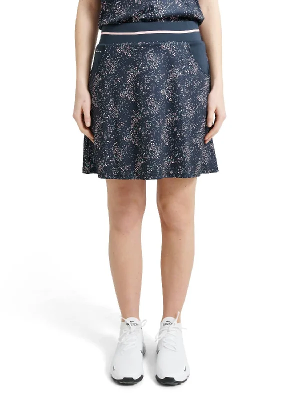 Juliet Skort In Navy Floral Women's Classic Attire Women's Classic Attire