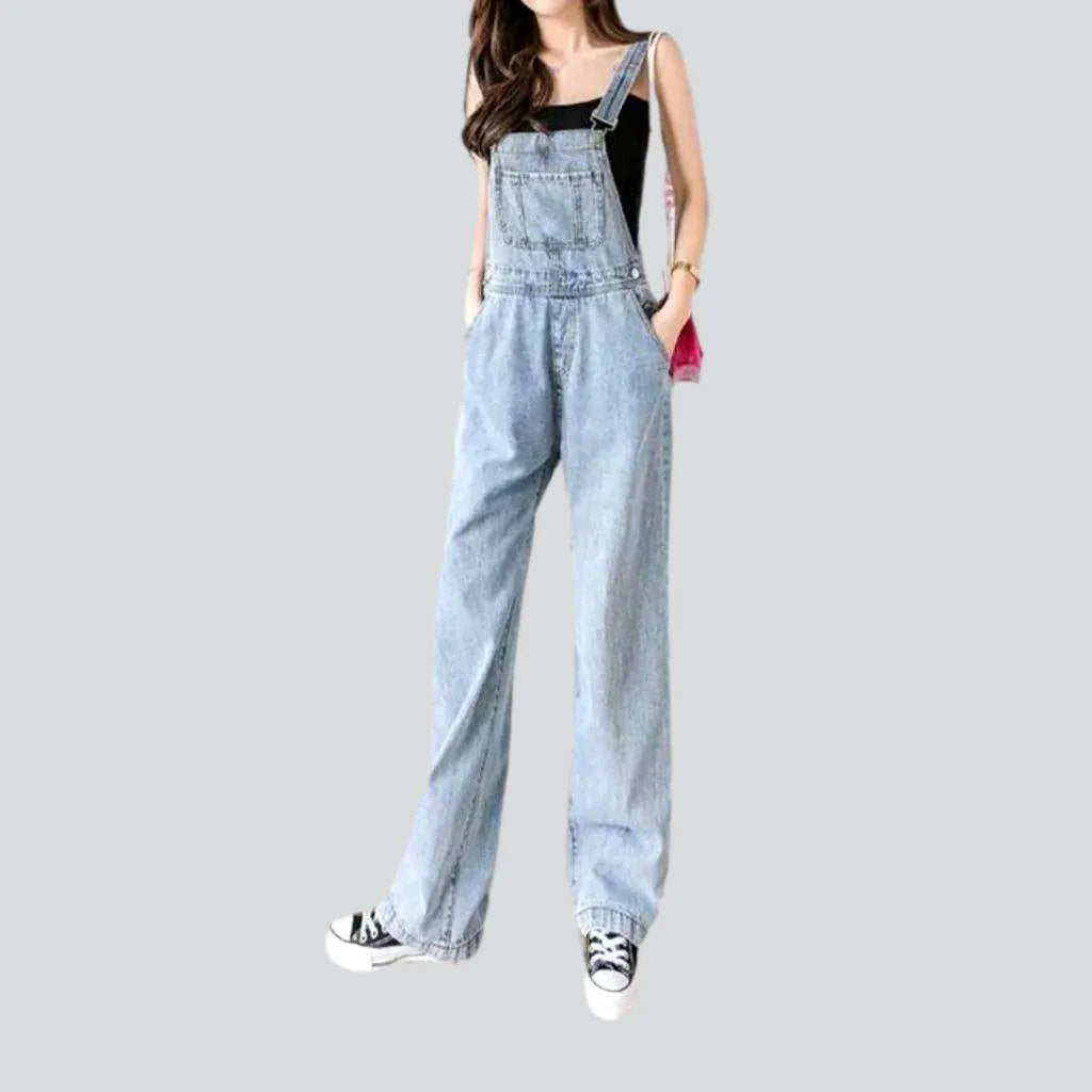 Light wash women's jeans dungaree Women's Seasonal Wardrobe Clothing Women's Seasonal Wardrobe Clothing