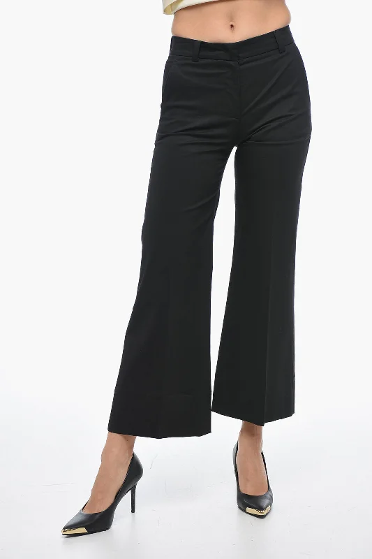 QL2 Wide-Leg MELODY Chinos Pants with Hidden Closure Women's Elegant Clothing Sets Women's Elegant Clothing Sets