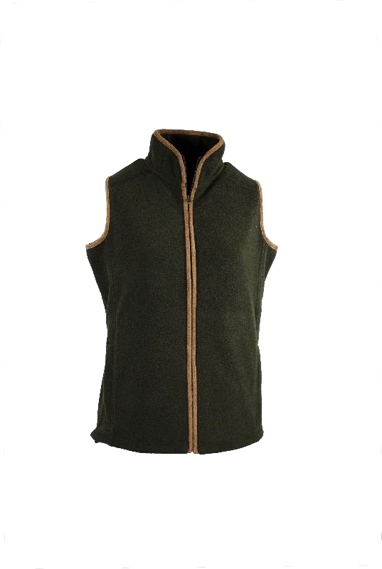 LF201 - Ladie's Fleece Gilet - KHAKI Clothes Of Woman Clothes Of Woman