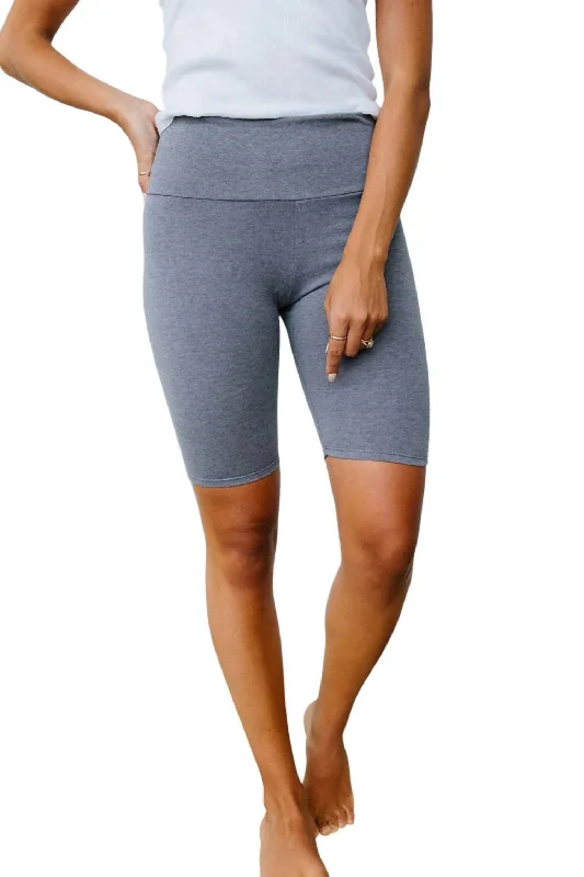 Aero Biker Shorts In Charcoal Affordable Women's Attire Affordable Women's Attire