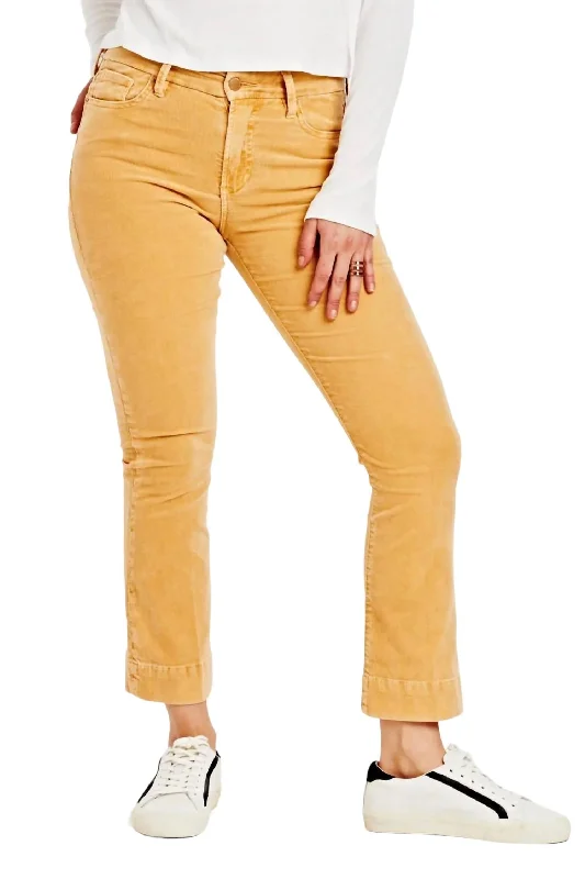 Jeanne Corduroy Pant In Sunset Gold Clothing Online Clothing Online