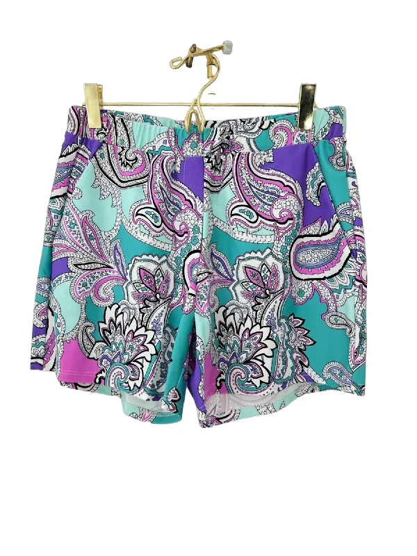 Ariel Shorts In Paisley Maxi Seamist Affordable Women's Clothing Affordable Women's Clothing