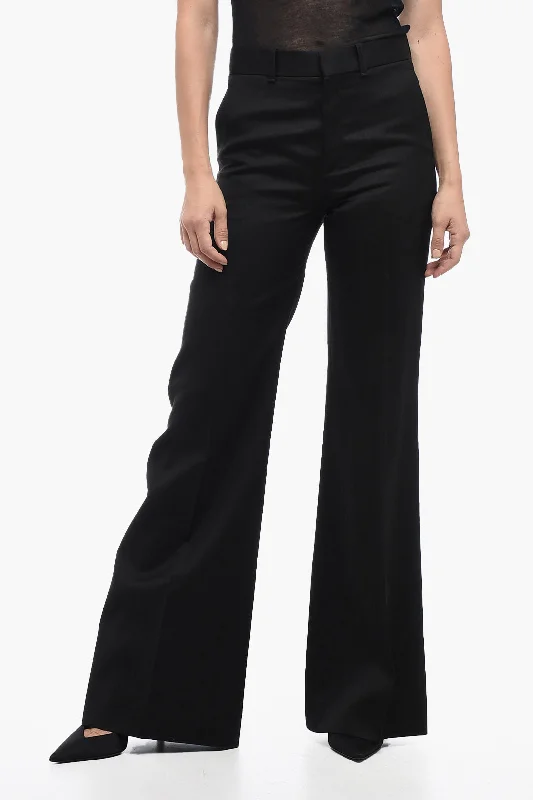 Chloe High-Waisted Flare-Fit Wool Pants Big Sale Event Big Sale Event