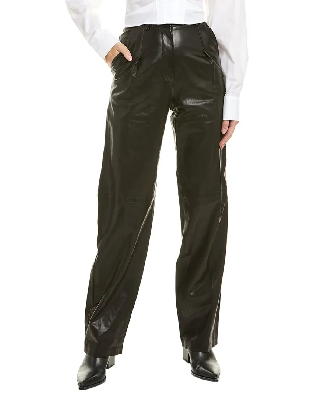 IRO Eveli Leather Pant Women's Sports Apparel Women's Sports Apparel