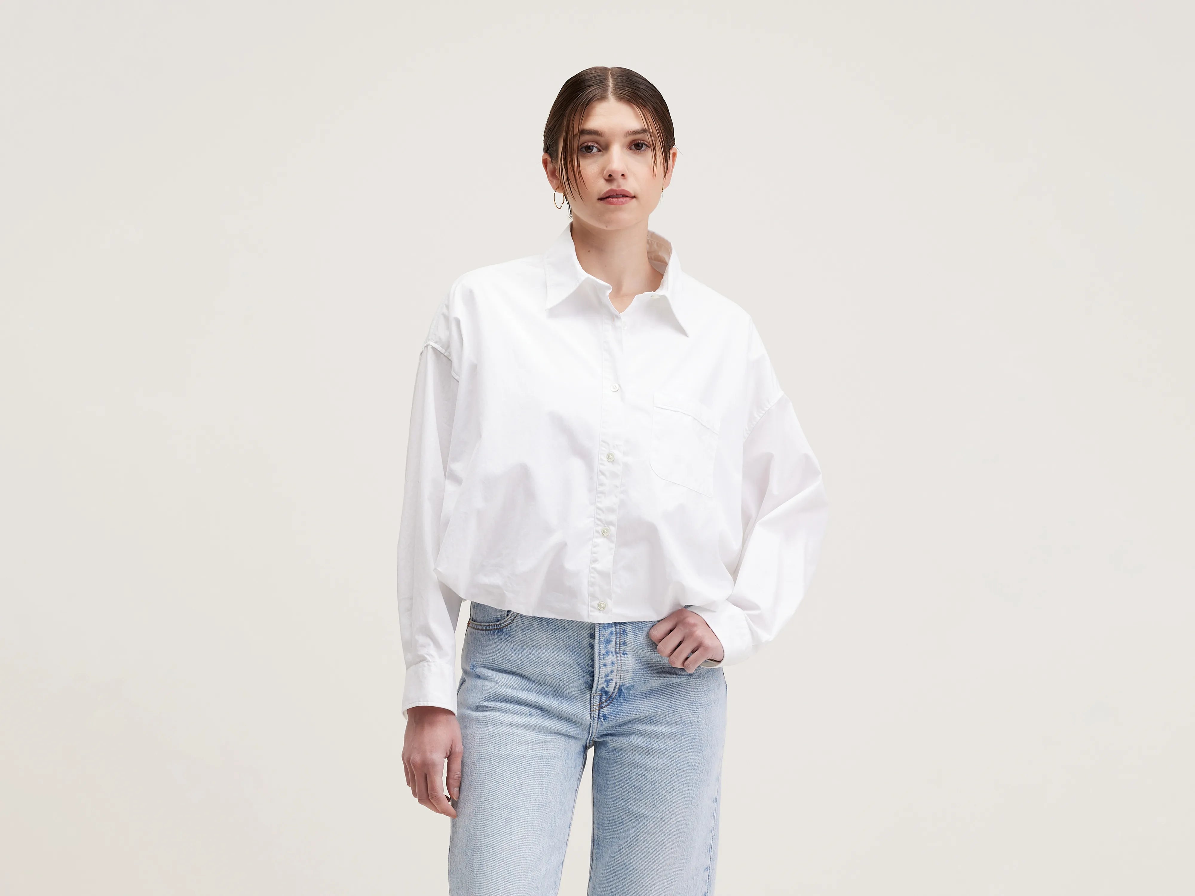 Graham voluminous shirt (242 / W / WHITE) Women's Clothes Online Shopping Women's Clothes Online Shopping