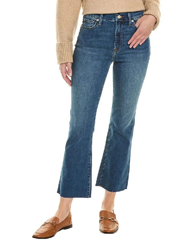 7 For All Mankind High-Waist Autumn Slim Kick Jean Stylish Women's Outfit Stylish Women's Outfit