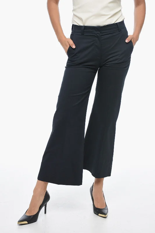 QL2 Wide-Leg MELODY Chinos Pants with Hidden Closure Women's Tops And Clothing Women's Tops And Clothing