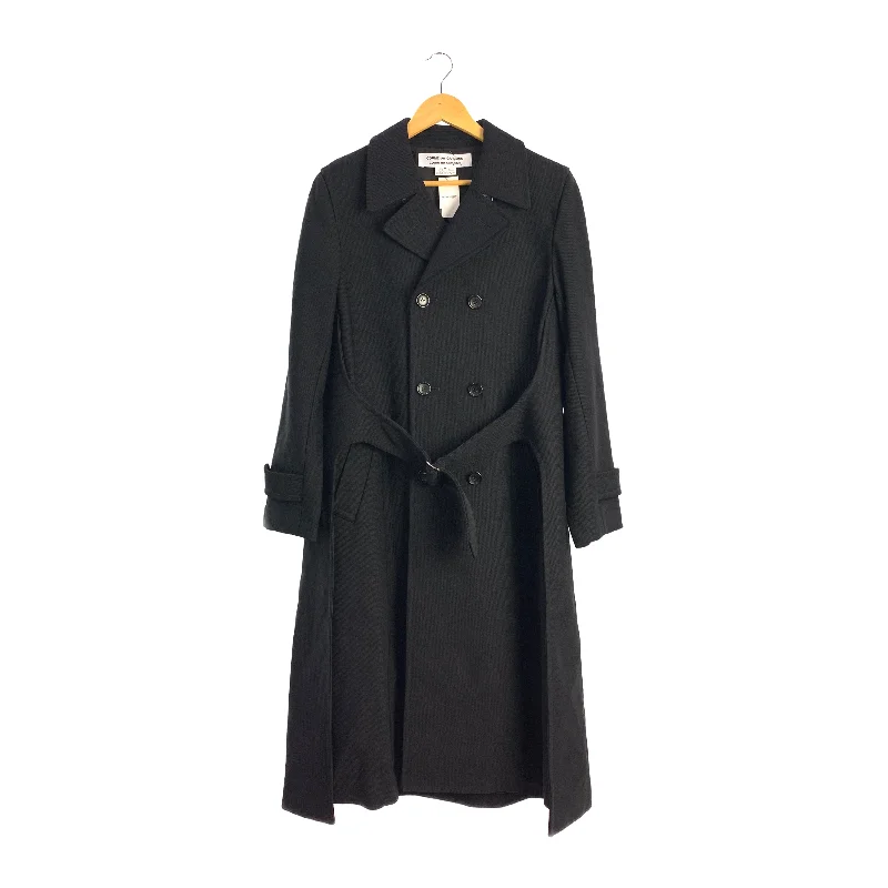 COMME des GARCONS COMME des GARCONS/Coat/M/Polyester/Black Women's Professional Garments Women's Professional Garments