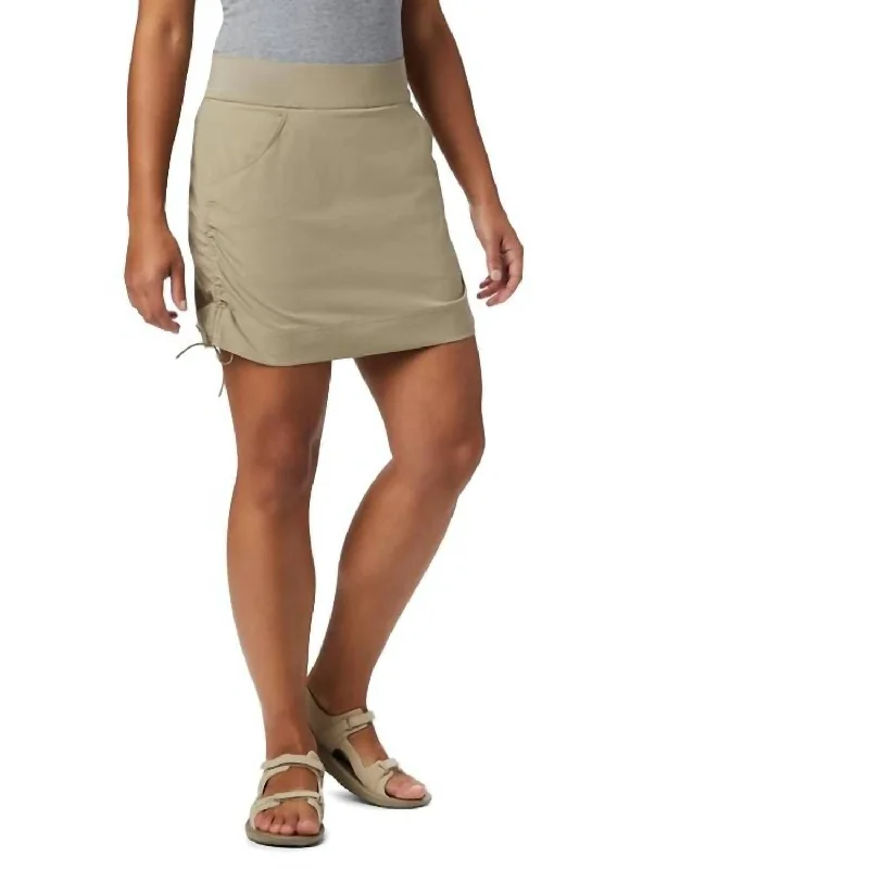 Women's Anytime Casual Skort In 221 Tusk Elegant Women's Attire Elegant Women's Attire