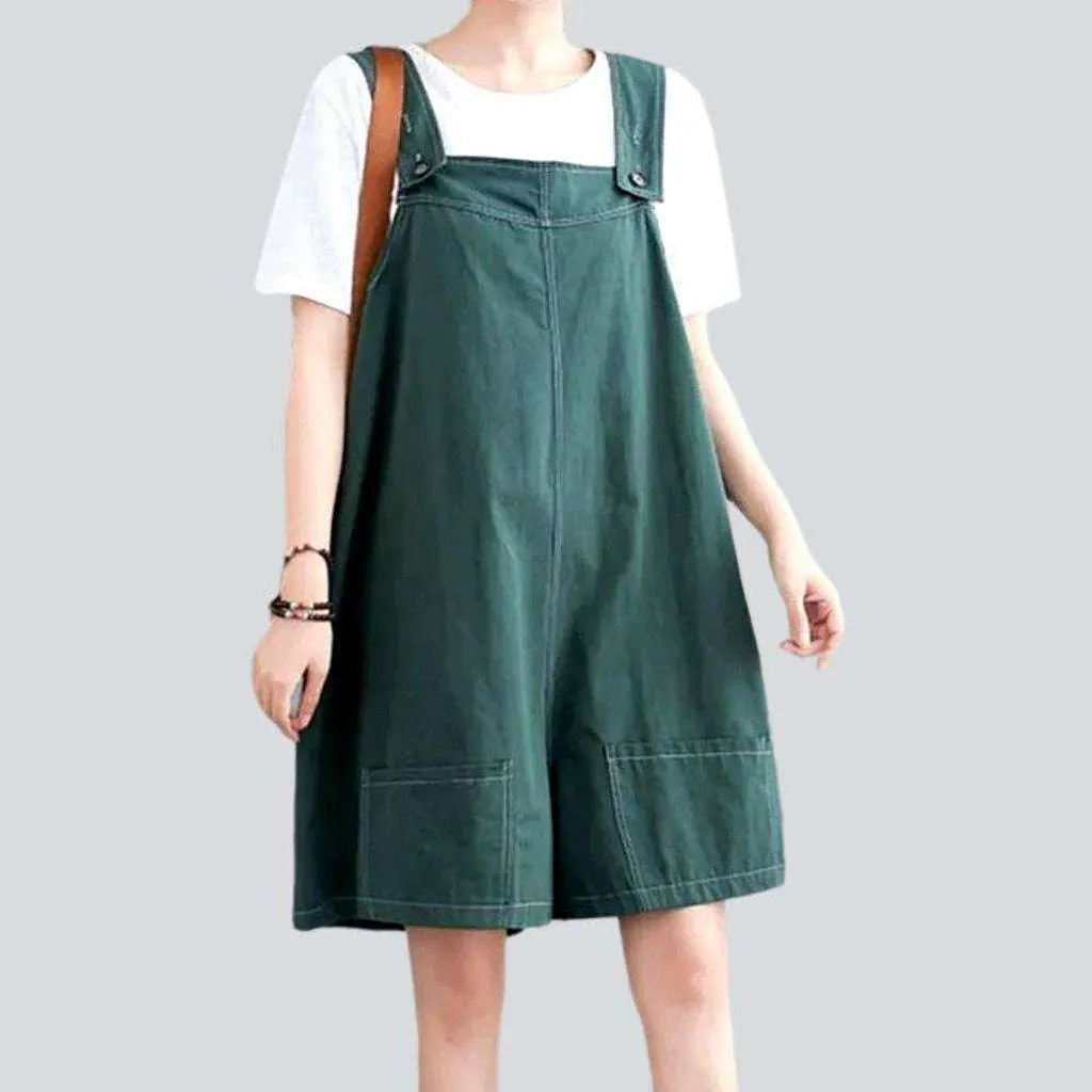 Baggy women's denim overall Women's Vintage-Inspired Clothing Women's Vintage-Inspired Clothing