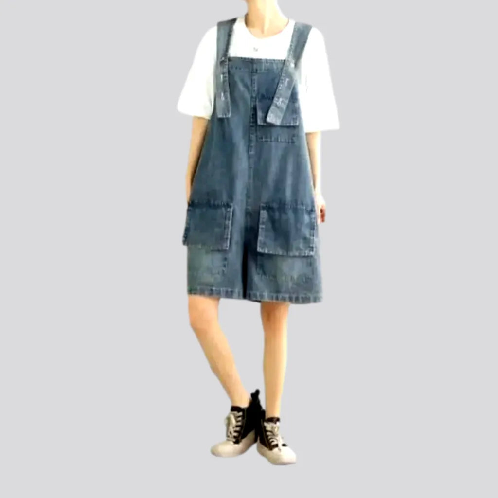 Fashion jean overall shorts for ladies Women's Trendy Casual Clothes Women's Trendy Casual Clothes