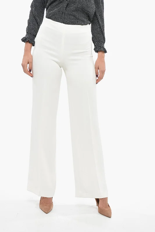 Stella McCartney Stretch Viscose Palazzo Pants with Hidden Closure Stylish And Comfortable Clothing For Women Stylish And Comfortable Clothing For Women