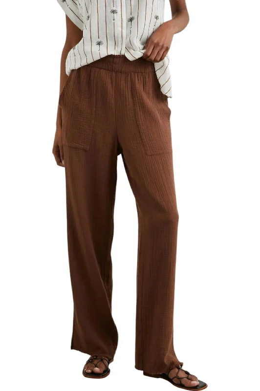 Leon Pants In Cacao Women's Casual and Dressy Outfits Women's Casual and Dressy Outfits