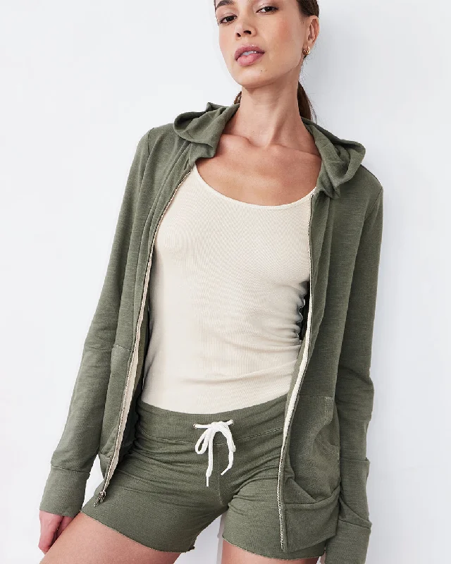 Supersoft Zip Up Hoody Women's High-End Clothing Women's High-End Clothing