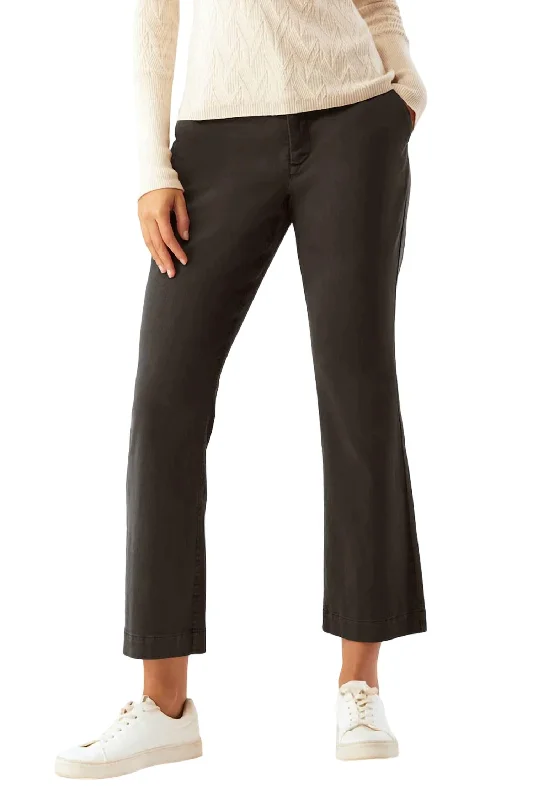 Stills Cropped Flare Pant In Black Woman Clothing Woman Clothing