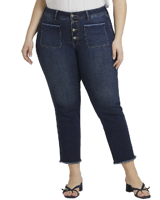 NYDJ Plus Marilyn Lotus Gardens Straight Leg Jean Women's Chic Apparel Women's Chic Apparel