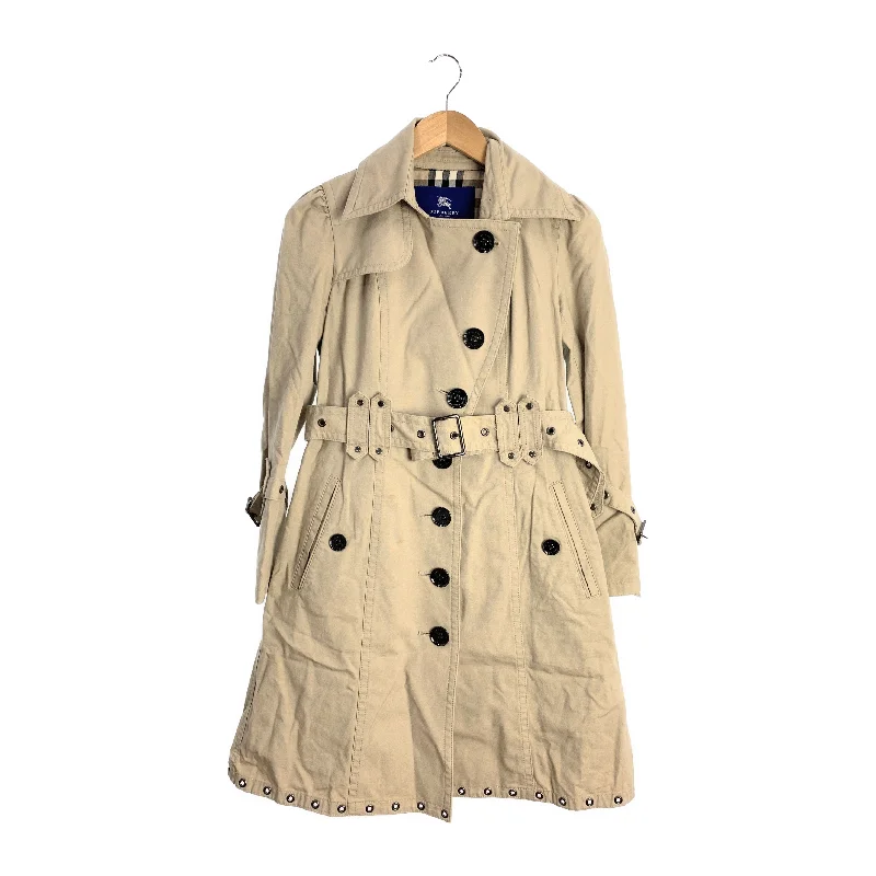 BURBERRY BLUE LABEL/Trench Coat/38/Cotton/FRF12-573-40/Beige Women's Holiday Attire Women's Holiday Attire