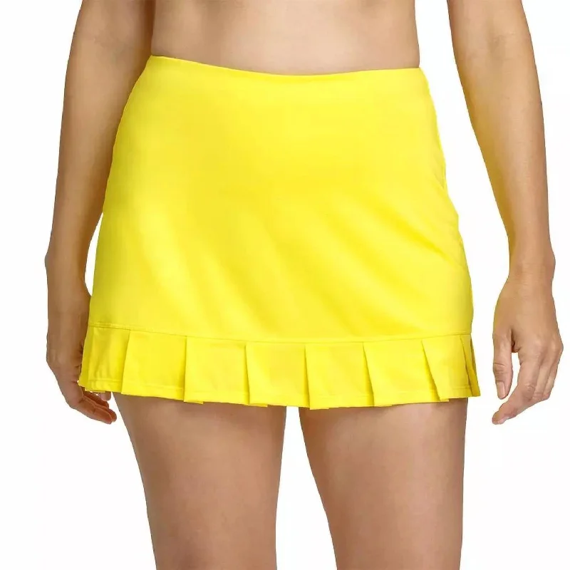 Maple Skort In Buttercup Women's Clothing For Special Occasions Women's Clothing For Special Occasions