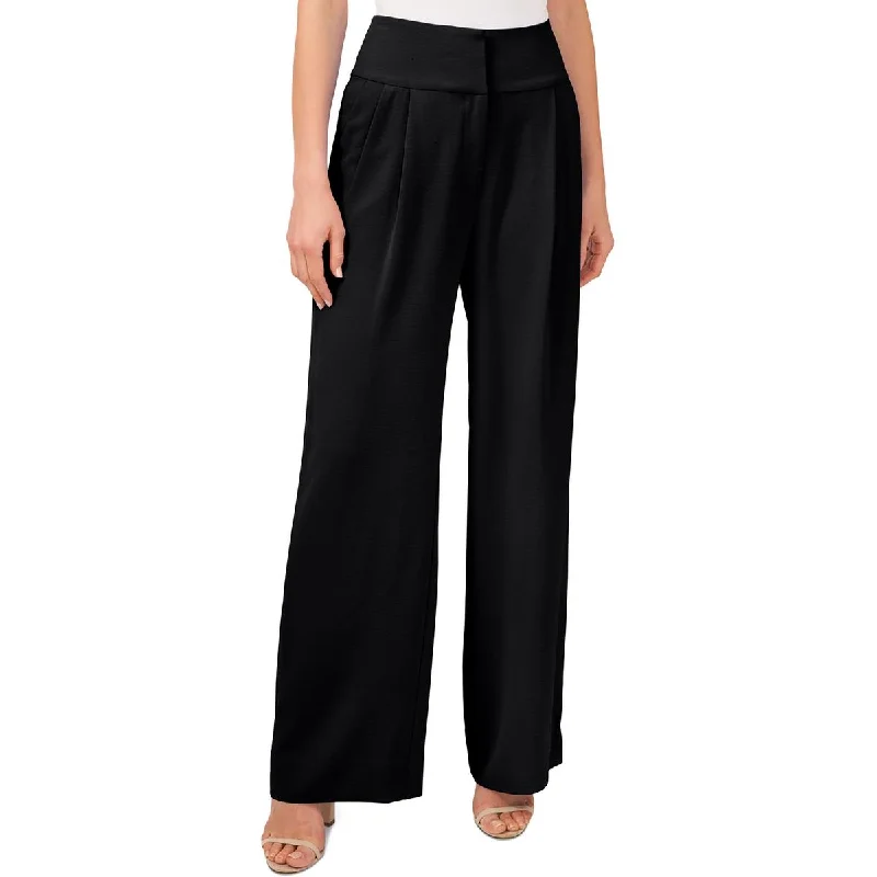 Womens High Rise Office Wide Leg Pants Sustainable Women's Apparel Sustainable Women's Apparel