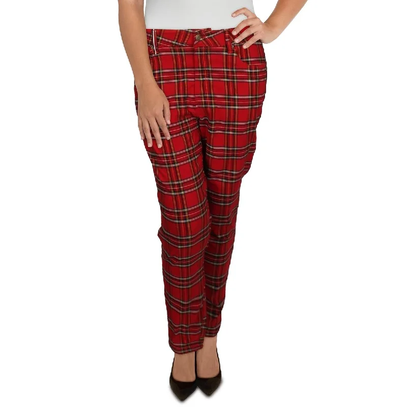 Plus Womens Plaid Stretch Skinny Pants Women's Floral Print Outfit Women's Floral Print Outfit