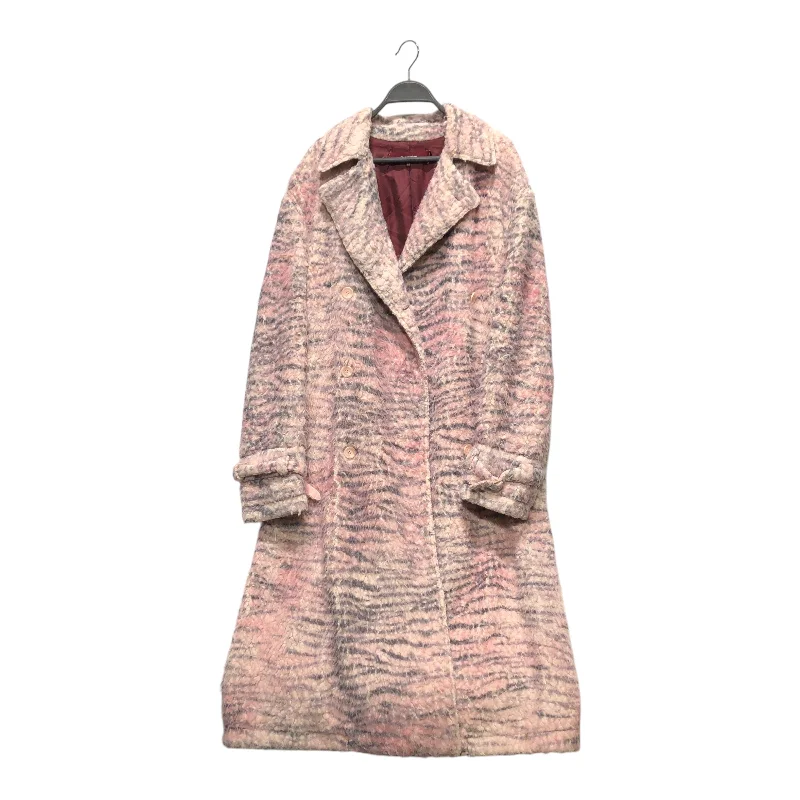 Sies Marjan/Coat/48/Polyester/PNK/furry long coat Women's Occasion Wear Clothing Women's Occasion Wear Clothing