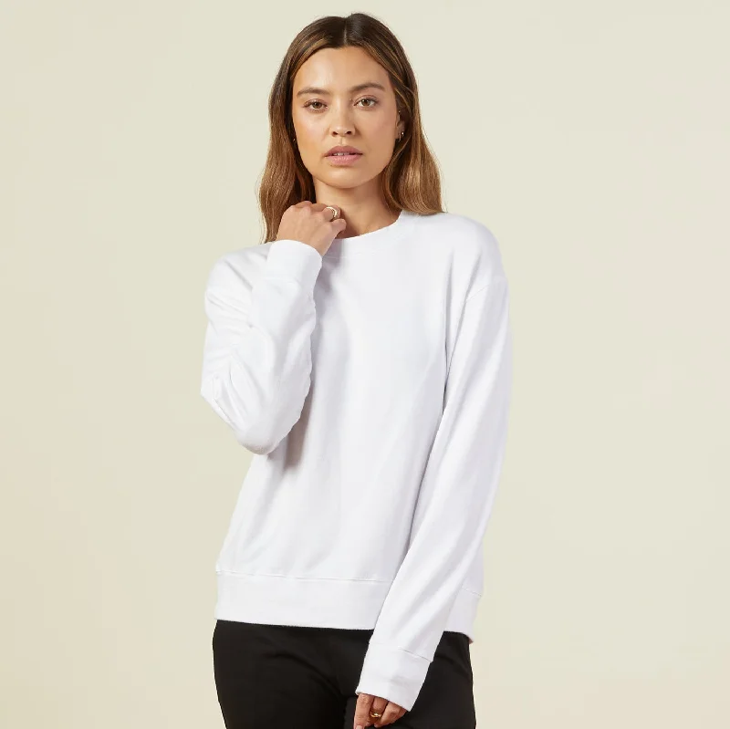 Supersoft Fleece Boyfriend Sweatshirt Timeless Women's Clothes Timeless Women's Clothes