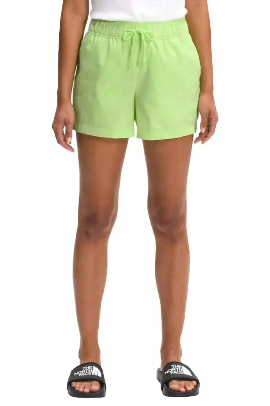 Women’S Wander Shorts In Sharp Green Women's Contemporary Apparel Women's Contemporary Apparel